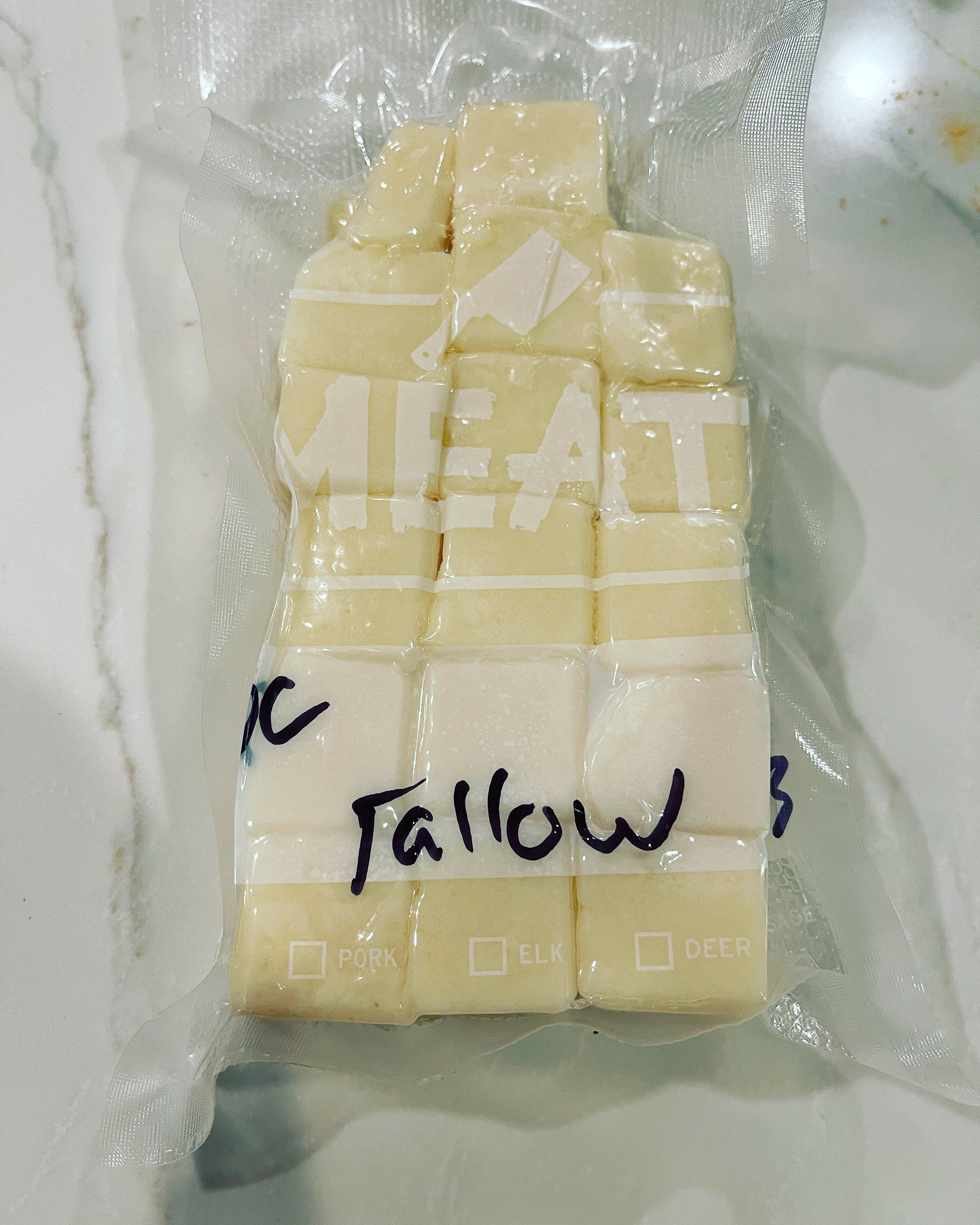 Grass-Fed Beef Tallow Cubes