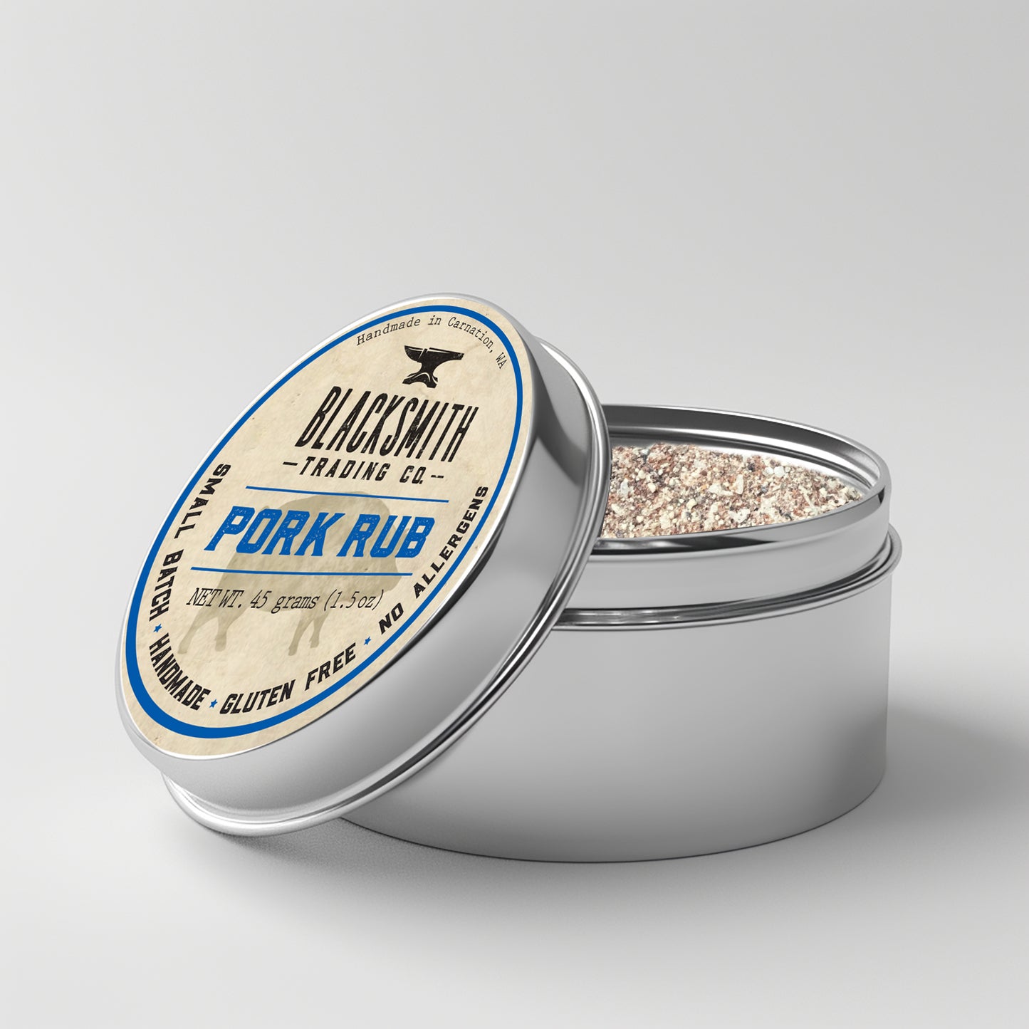 BBQ Pork Rub "Tobacco" Tin