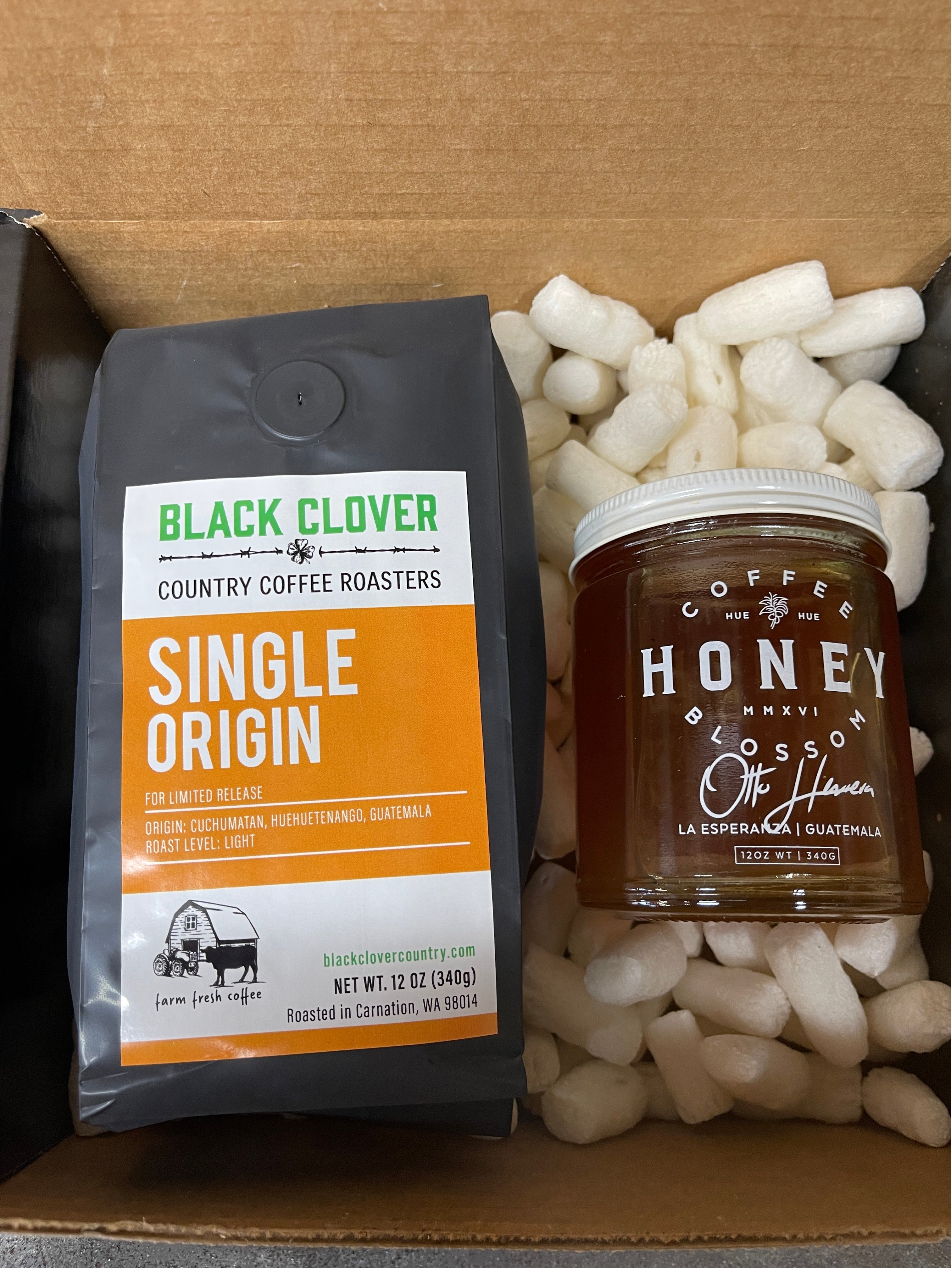 Guatemala Coffee and Coffee Blossom Honey Gift Box