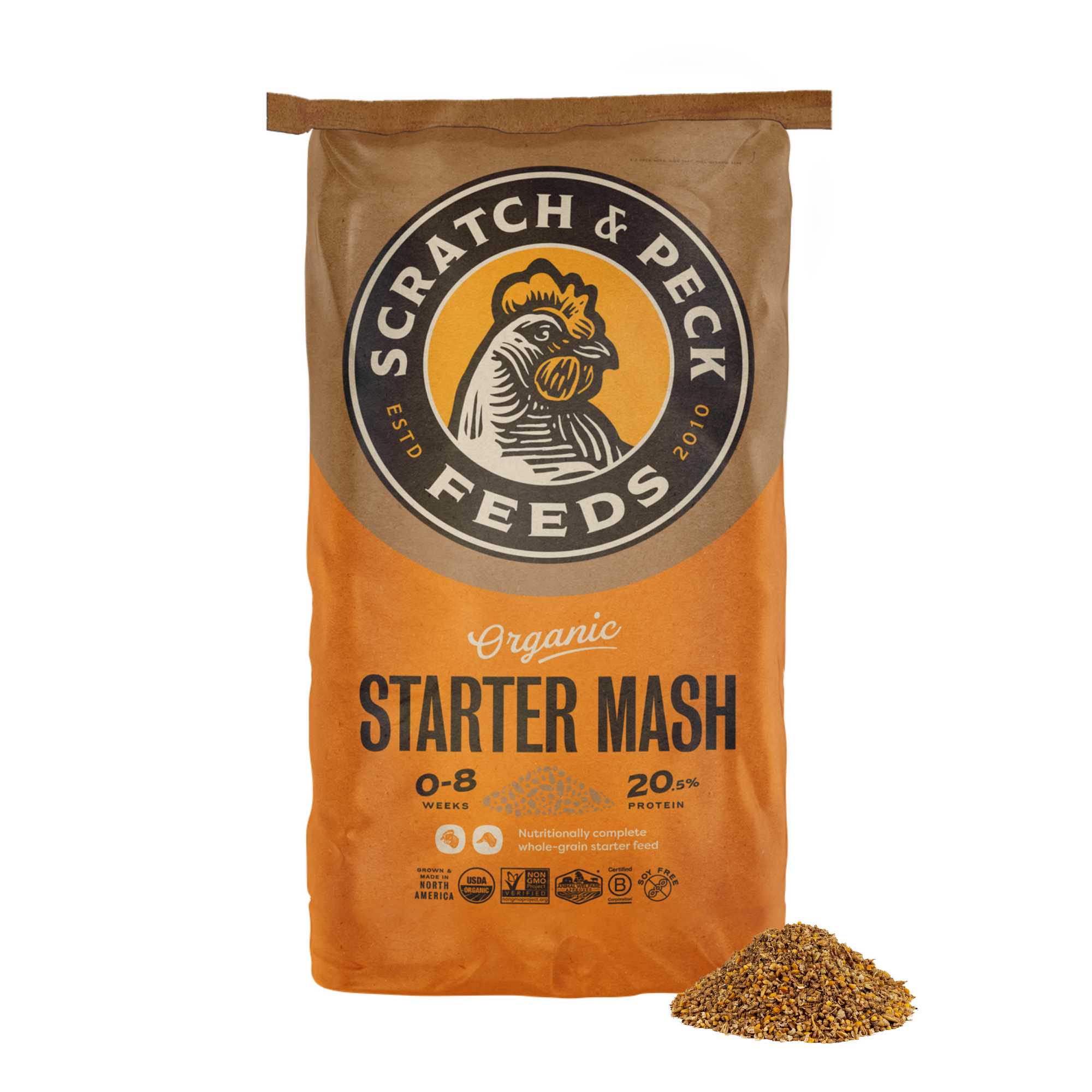 Scratch & Peck - Organic Starter Mash