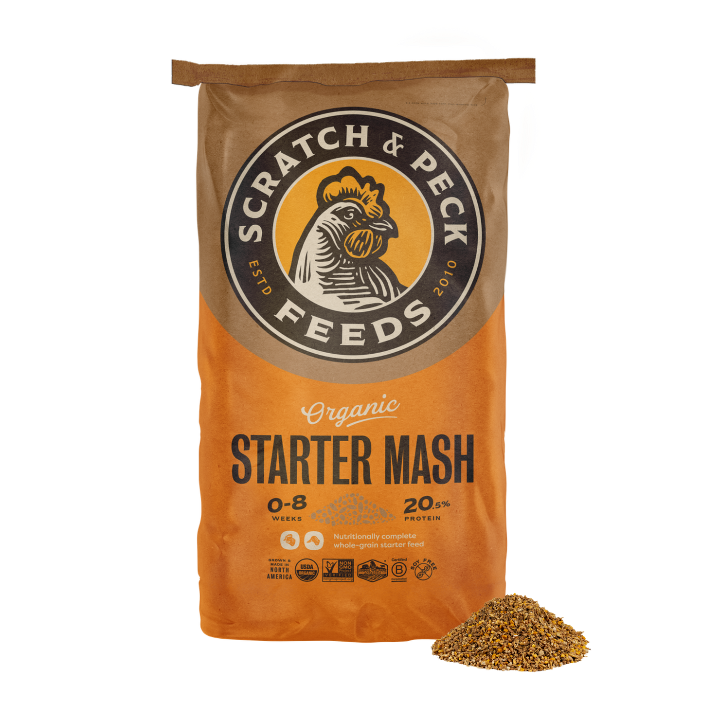 Scratch & Peck - Organic Starter Mash