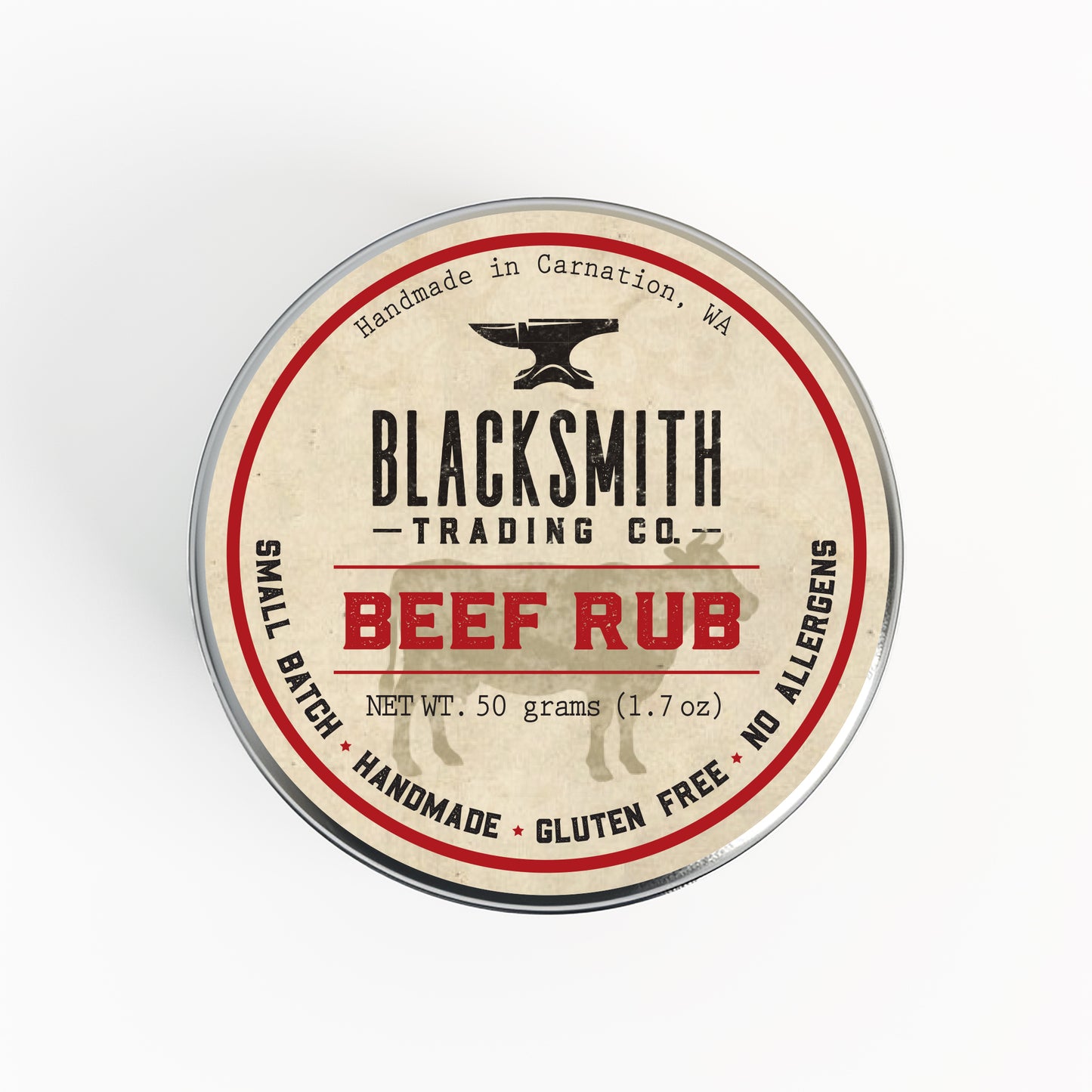 BBQ Beef Rub "Tobacco" Tin