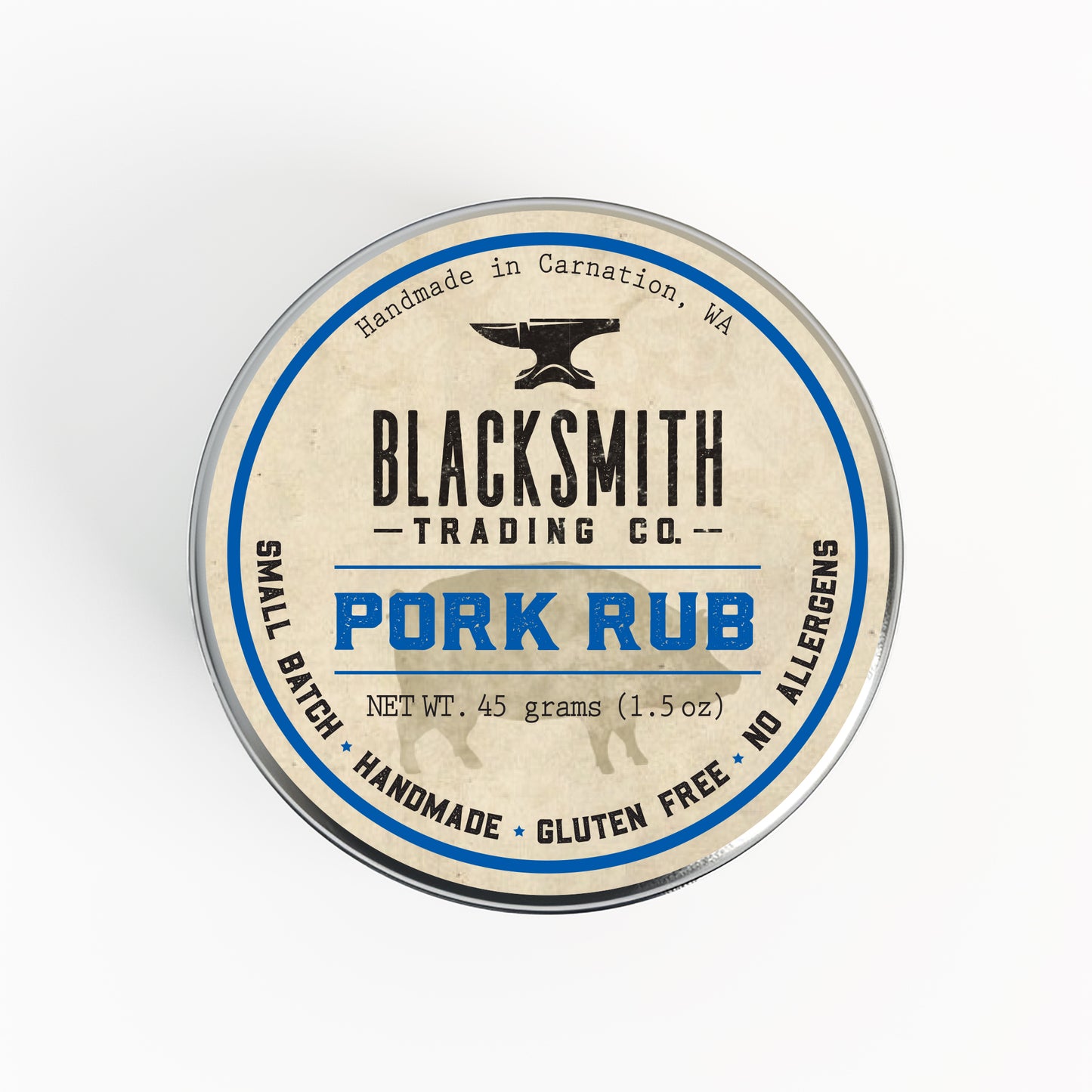 BBQ Pork Rub "Tobacco" Tin