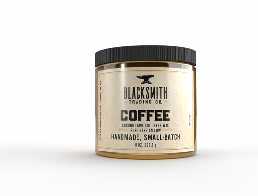 Coffee Scent Beeswax and Grass-Fed Tallow Candle