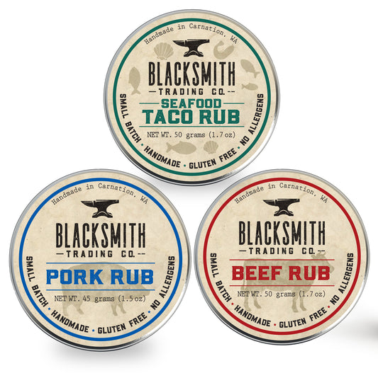 BBQ Rub "Tobacco" Tin - Three Pack