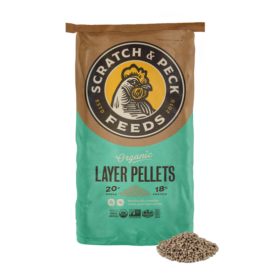 Scratch & Peck - Organic Layer Pellet 18%
