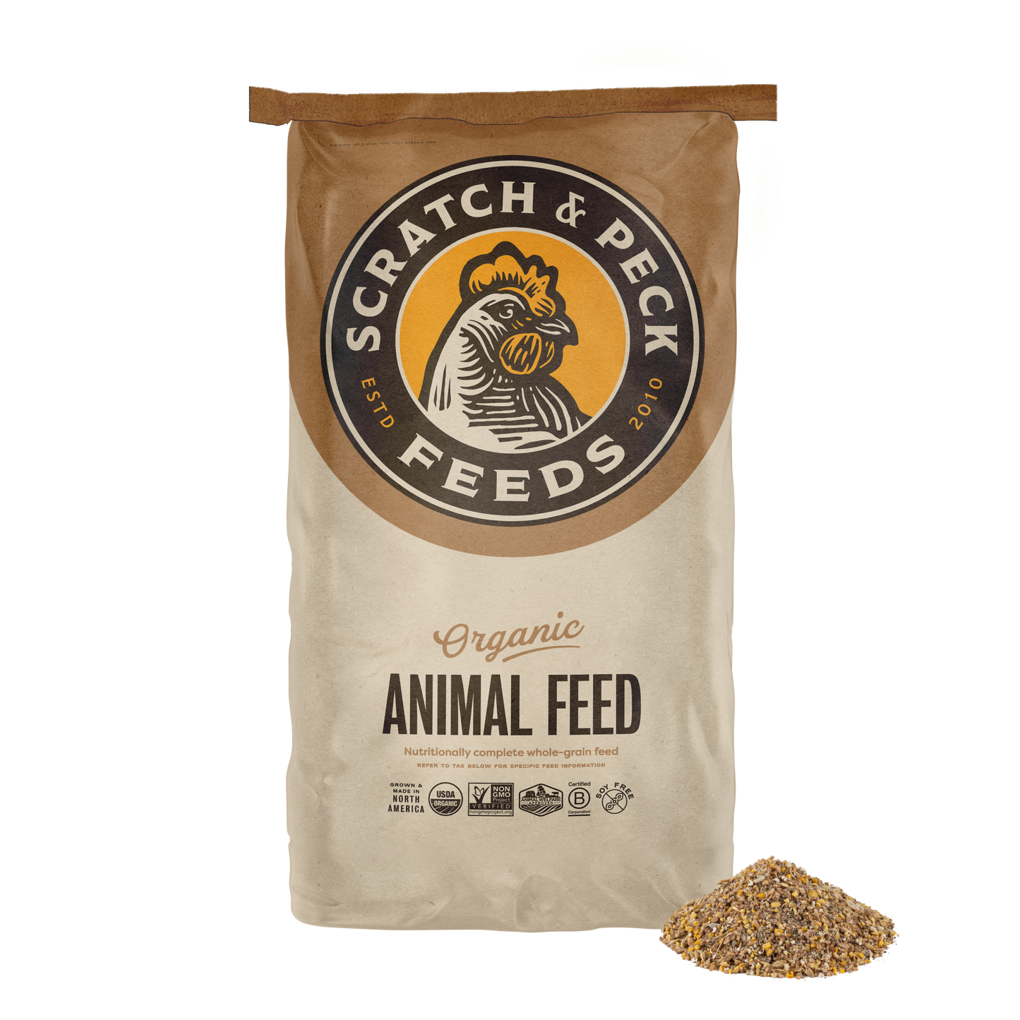 Scratch & Peck - Organic Pig Grower Mash